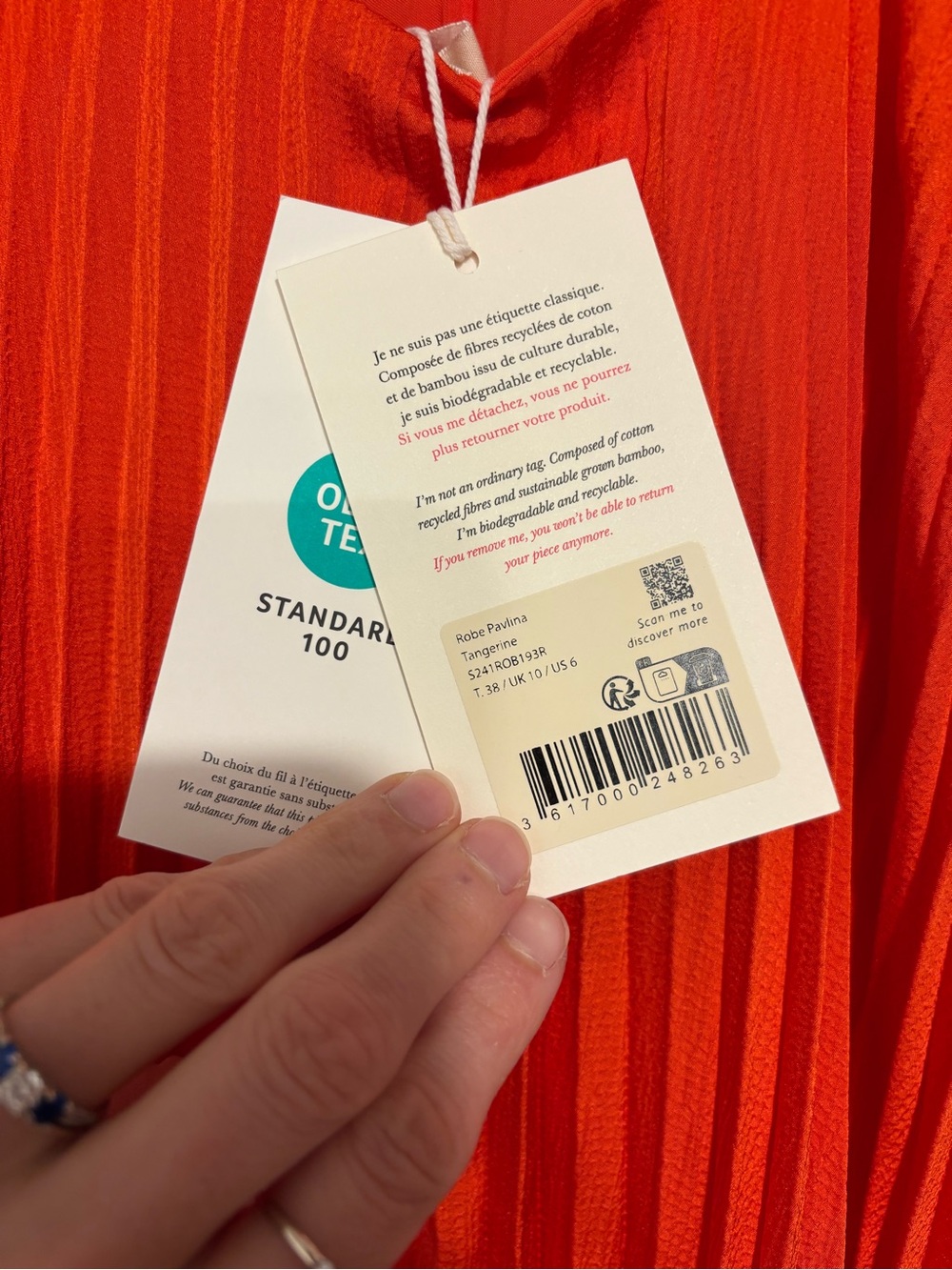 NWT Sezane Pavlina Dress - Picture 5 of 6